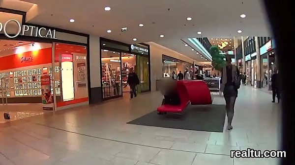 Fantastic czech nympho gets seduced in the shopping centre and poked in pov 