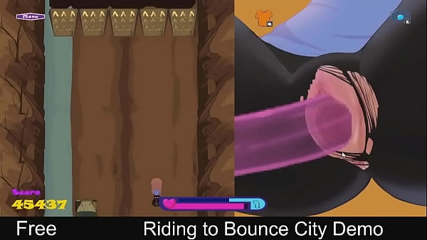 Riding to bounce city steam demo game action racing 2d adult bike