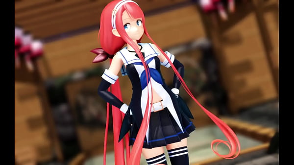 MMD Kawakaze does a dance Made_by 0571