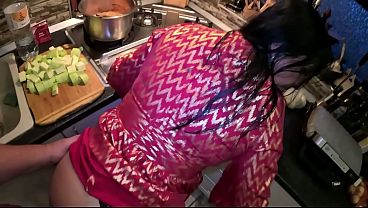 I Use My Virgin Neighbor While Cooking Humiliation, Control &_ Kitchen Cum Play