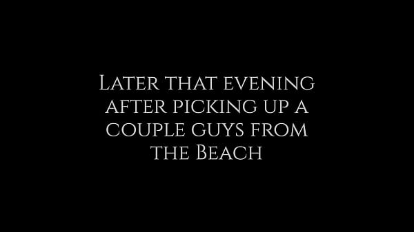 Play MP4 - Double handjob on public beach