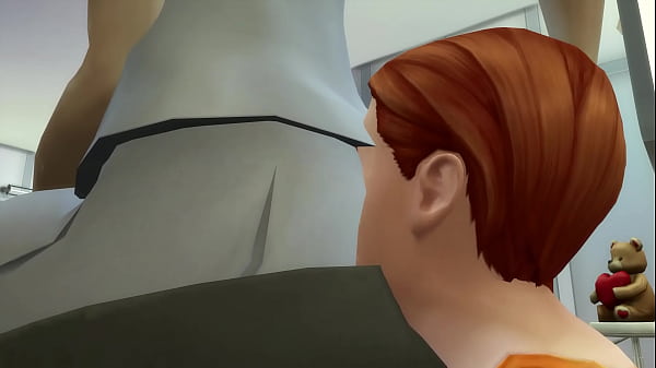 Fart sims face fart from mercy 