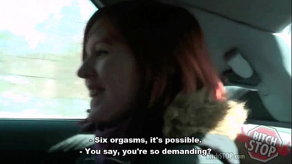 Bitch STOP - Red haired_teen hitchhiker Monca_fucked