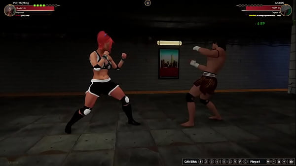 Polly vs giulius nf3d mixed mma battle femdom 
