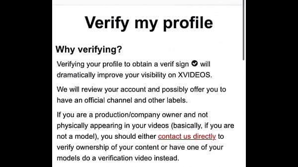 Verification video