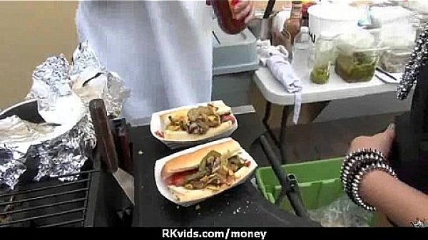 Hot sexy amateur babe needs a lift and takes cash 22