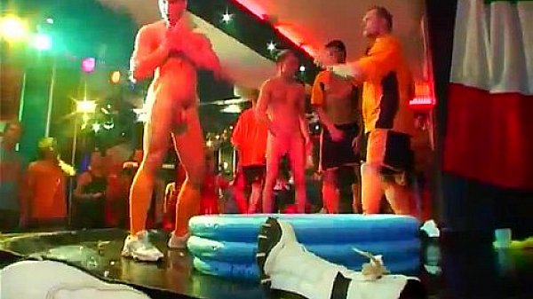 Blondes big cocks anal gay group men porn movie The Orange Orgy Boys, 