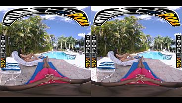 Nonton Virtual Porn - Stunning Eden West Sizzles Under The Sun, Stripping Poolside For A Deep And Sensual Massage thumbnail