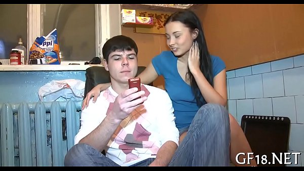 Sweet_looking_teen beauty takes hard cock