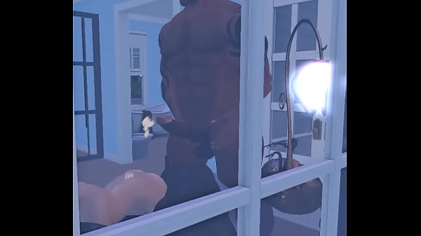 spying on super hunk duane brown cumming on neighbor'_s wife