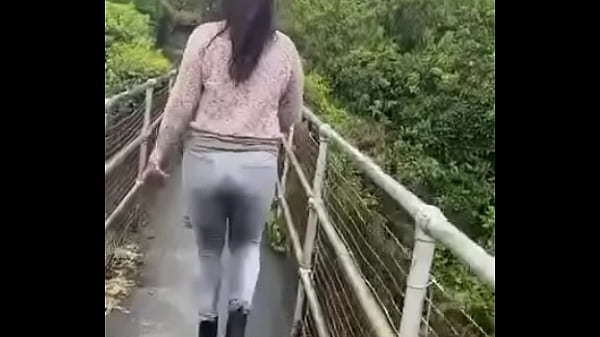 Lovely day for a walk #publicpee #wetting 