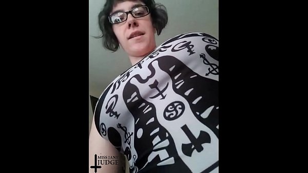 Anal Jerk Off Instruction from Big Titty Goth Babe 