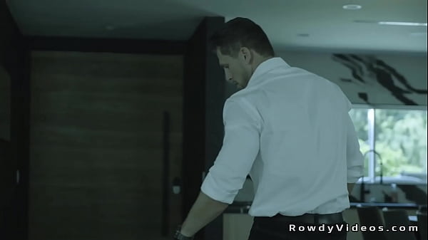 Homeless man Alpha Wolfe offered food from a rich muscular man Roman Todd but he is not sure what to expect and then gets hard anal sex 