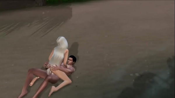 Напихал между булок длинноволосой блондинке_прямо на_пляже