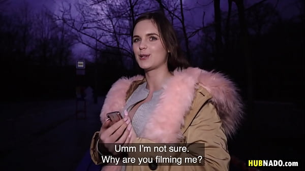 Taylee Wood is giving a public blowjob to a gifted Nick 