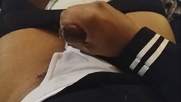Sissy solo j/o panty cumshot 