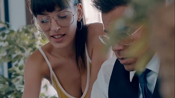 Busty latina secretary wants to bang her boss