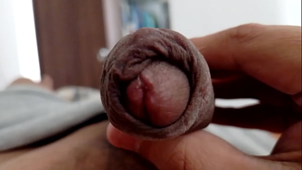 Displaying my uncut cock, extreme closeup. October 25, 2023.