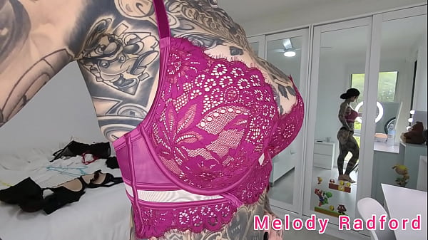 Play MP4 - Black and Purple Lingerie and Micro Bikini Try On Haul Melody Radford