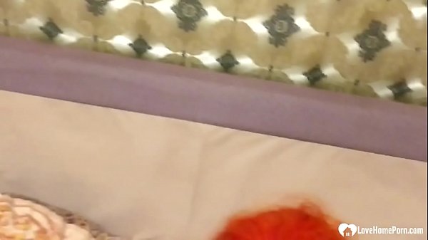 Seductive redhead_stepdaughter takes a good slamming