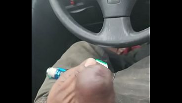 Me making this deal bust in the woods