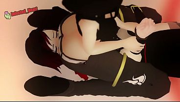 Blake sits on rubys face