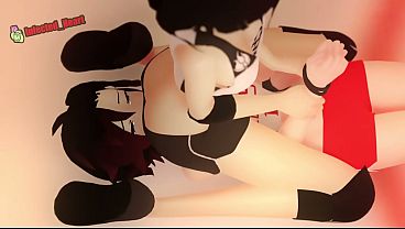 Blake sits on rubys face