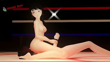 Blake sits on rubys face