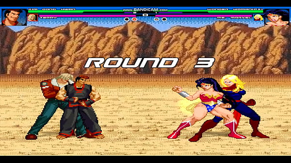 Play MP4 - Kim Dong Hwan and Terry vs Wonder Woman and Ms&period; Marvel