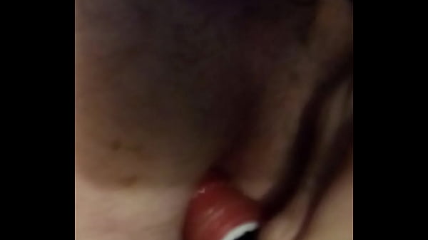 Using a toy on my ass while wearing panties.