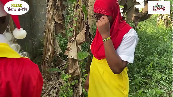 Play MP4 - Nollywood porn of  Nigerian Santa Claus who lured  a na&iuml;ve college girl into the bush for  a hot sex in the sun &lpar;Watch full video on RED&rpar;