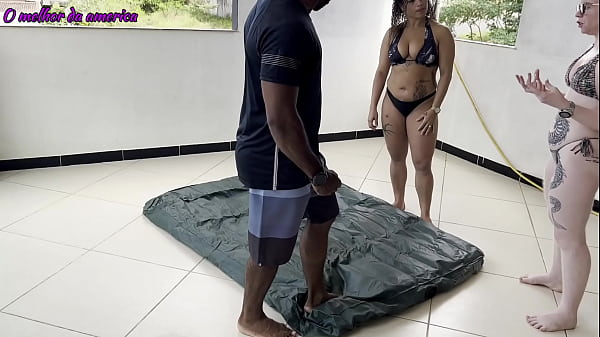 Boy did he do well after helping two whores with a very easy task to make up for it they let him fuck them hard 