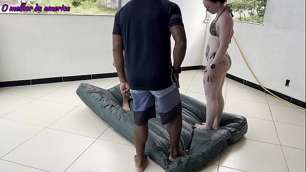 Boy did he do well after helping two whores with a very easy task to make up for it, they let him fuck them hard 