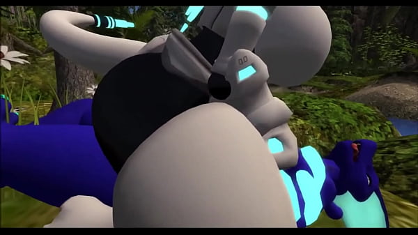 Dragon fucks Sex-bot after landing on his campsite 