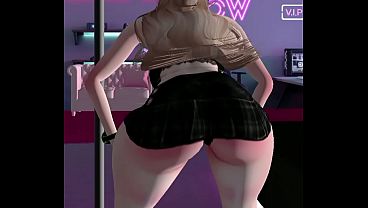 Mulher rebolando no funk 