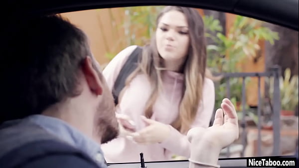 Dirty host fucked sexy teen visitor Athena Faris aftershe accepted his_offer