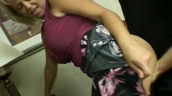 Hot milf  sucking two big dicks 