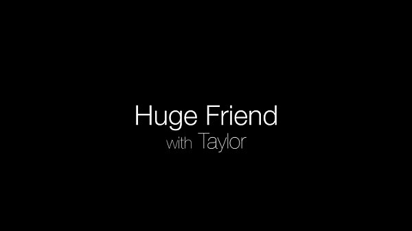 Slutty hottie Taylor Sands is grabbing her very big boobs 