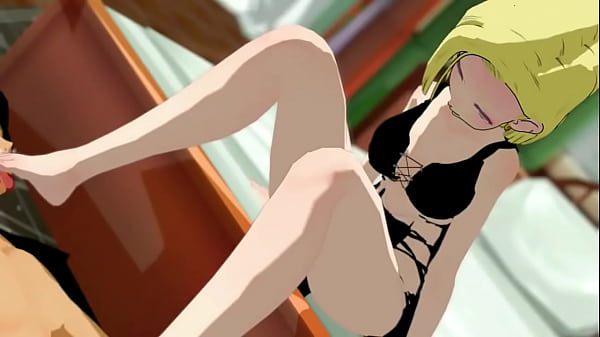 Dragon ball z foot licking 