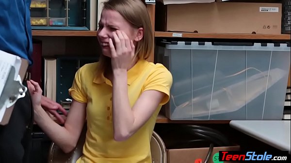 Play MP4 - Crying small titted russian teen thief punish fucked