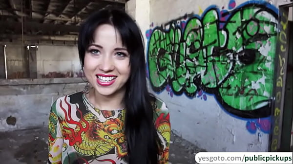 Play MP4 - Sexy Russian teen Taissia Shanti gets down on her knees to suck dick for cash