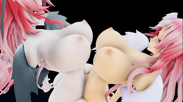 Angel vs devil mmd