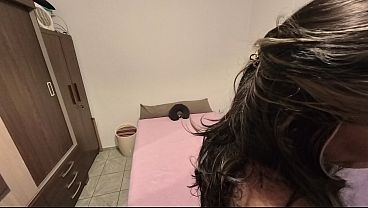 Fucking my stepmom doggy-style in her bedroom.POV