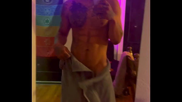 Watch Savory Sage Stroke His BBC For You In The Mirror