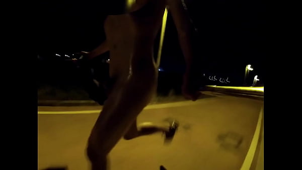 Enjoying my nudity in the suburb I had to escape from boy who yelled at me, hide and jerk off 