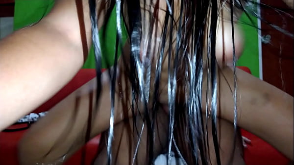 Riding my black bull hard in the couch of motel and femdom fucking him in amazon 