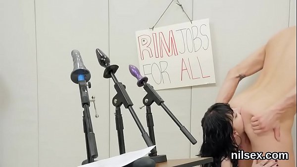 Horny nympho was brought in anal nuthouse for painful_treatment