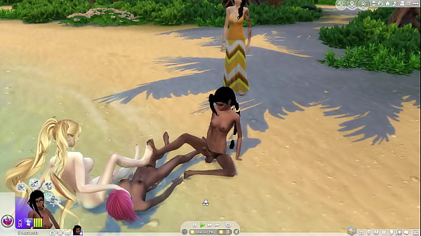 beach shemale whores doing fornication 