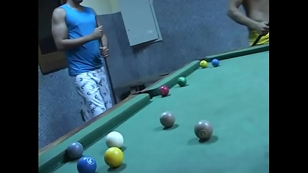 Tattooed preshen wants to put  experiment in some new position on the pool table 