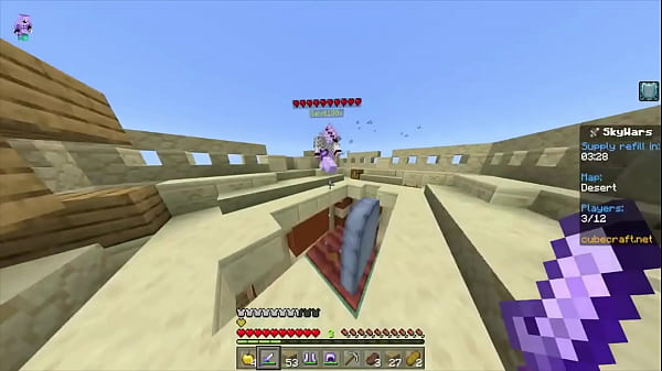 Playing skywars because yes minecraft 